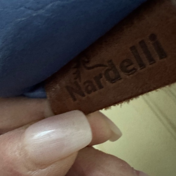 Blue Leather Tote Bag - Picture 5 of 5